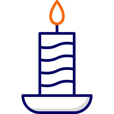 Mum simgesi vektör illüstrasyonu