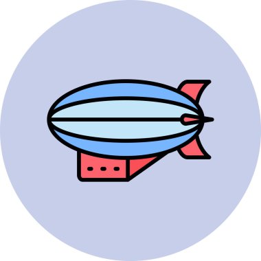 Uçak simgesinin vektör illüstrasyonu