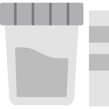 İdrar Test simgesi vektör illüstrasyonu