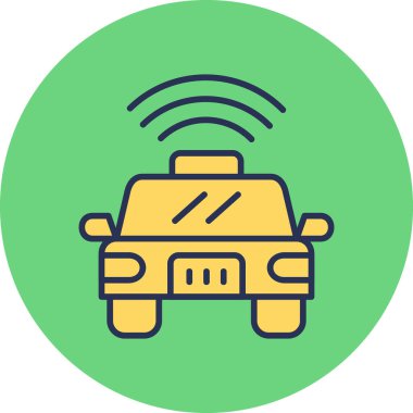 Modern otomatik simgenin vektör illüstrasyonu