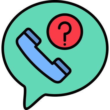 Kaçırılan Çağrı modern simge vektör illüstrasyonu