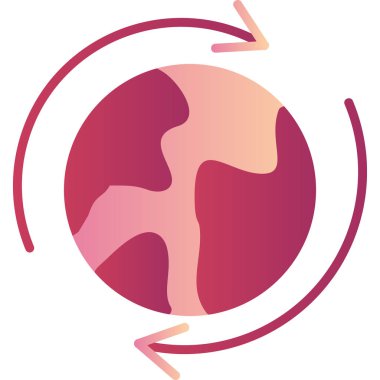 Gezegen simge vektör çizim