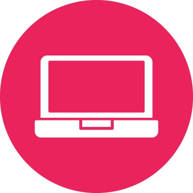 Bilgisayar. Web simgesi basit illüstrasyon