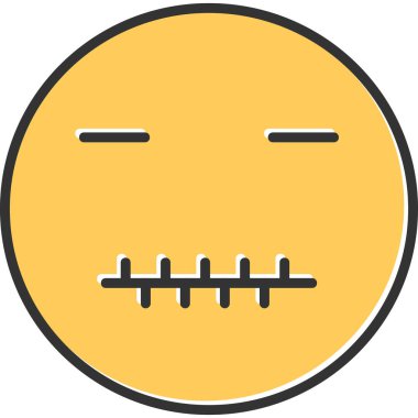 Üzgün surat. Web simgesi