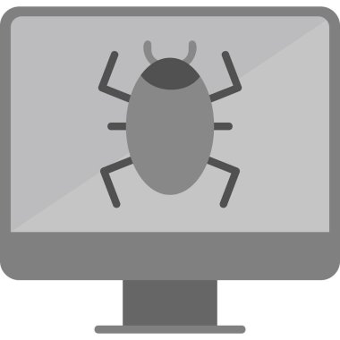 Computer Virus icon modern vector illustration