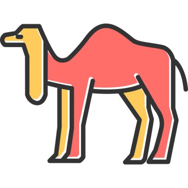 Bir köpek simgesinin vektör illüstrasyonu