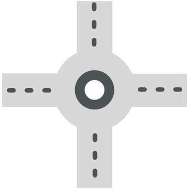 Kavşak. Web simgesi basit tasarım