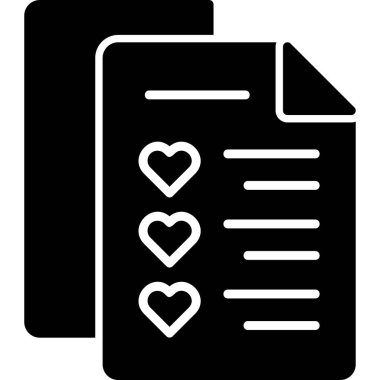 Kalp. Web simgesi basit illüstrasyon