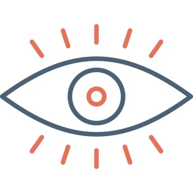 Vision icon modern vector illustration