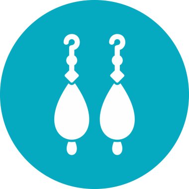 kolye simgesi vektör illüstrasyonu