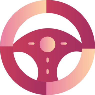 Direksiyon modern simgesi, vektör illüstrasyonu 