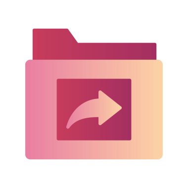 folder icon, web simple illustration