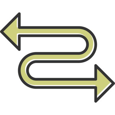 Ok. Web simgesi basit illüstrasyon