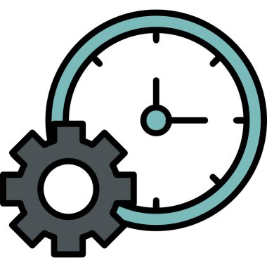 Time Manager icon modern vector illustration