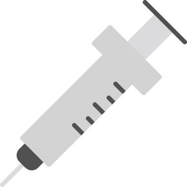 Şırınga. Web simgesi basit illüstrasyon
