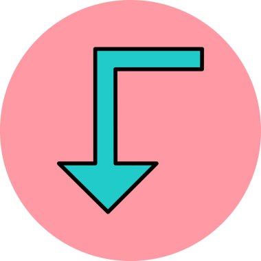 Oku Geri Al ikon vektör illüstrasyonunu