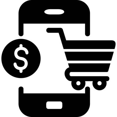 Online Shopping web icon, vector illustration