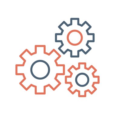 ayar simgesi vektör illüstrasyonu 