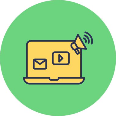 Social Media Marketing icon vector illustration