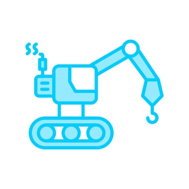 vinç simgesi vektör illüstrasyonu