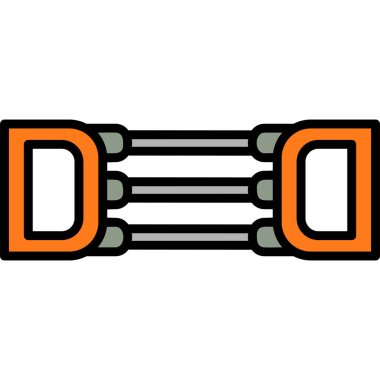 Yapı ve güvenlik simgesinin vektör illüstrasyonu