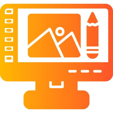 Modern simge vektör çizimi tasarla