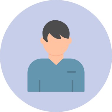 male User, simple icon for web page 