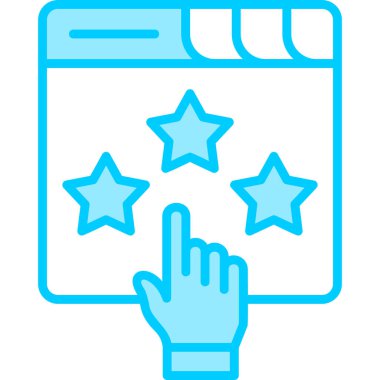 Modern simge sıralaması, vektör illüstrasyonu