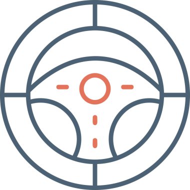 Direksiyon modern simgesi, vektör illüstrasyonu 