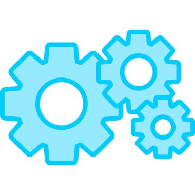 Teçhizat Web simgesi basit illüstrasyon