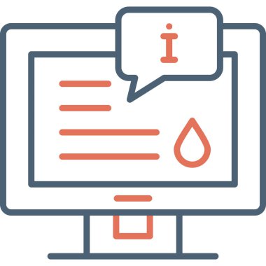  Information  web icon simple illustration