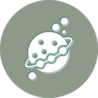 Gezegen simge vektör çizim