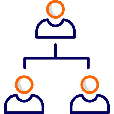 Çalışma Yönetimi simgesi vektör illüstrasyonu