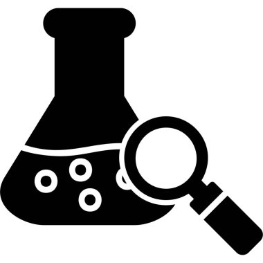 Bilim araştırma vektörü simgesi 