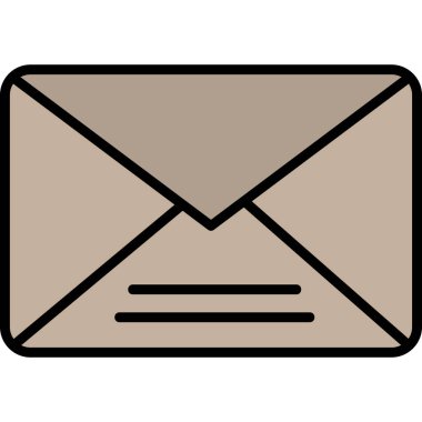 Zarf postası. Web simgesi