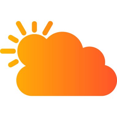 vector cloud technology icon illustration