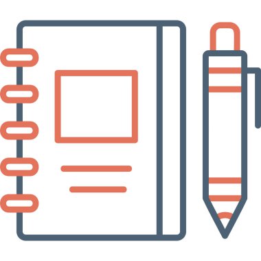 Çizim kitabı modern simge, vektör illüstrasyonu