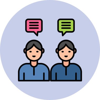 İnsan simgesinin vektör illüstrasyonu