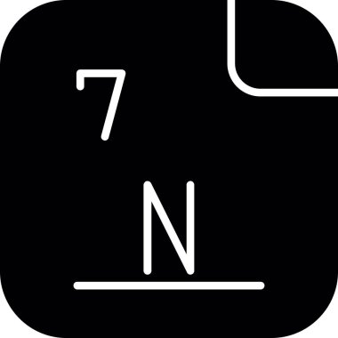 Nitrojen, N sembolü ve atom numarası 7 olan kimyasal elementtir. Nitrojen, periyodik tablonun 15. grubunun en hafif üyesidir ve genellikle pnictojenler olarak adlandırılır. Evrende ortak bir elementtir. Vektör simgesi
