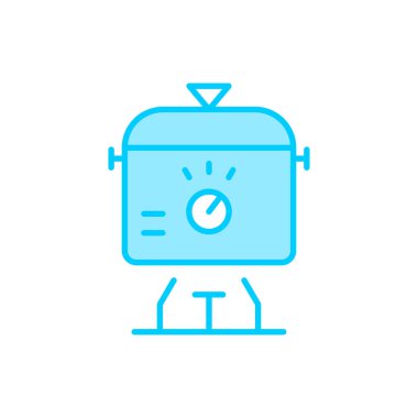 vector illustration of modern Slow Cooker icon