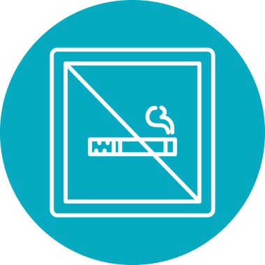 Soyut grupta sigara içilen simge yok