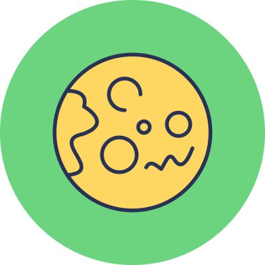 Astronomi. Web simgesi basit illüstrasyon