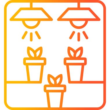 Enerji tasarrufu, ekoloji, çevre konsepti. Bitki simgesini aydınlatmak