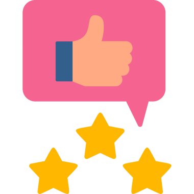 Modern simge, vektör illüstrasyonunu gözden geçir