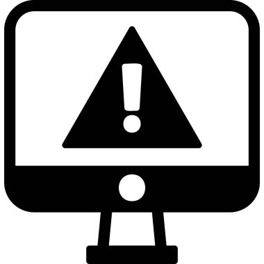 uyarı simgesi vektör illüstrasyonu