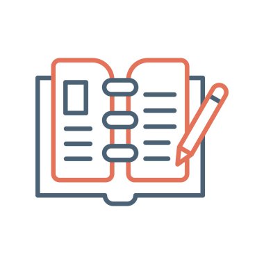 Belge simgesinin vektör illüstrasyonu