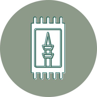 Dua Mat simgesi vektör illüstrasyonu