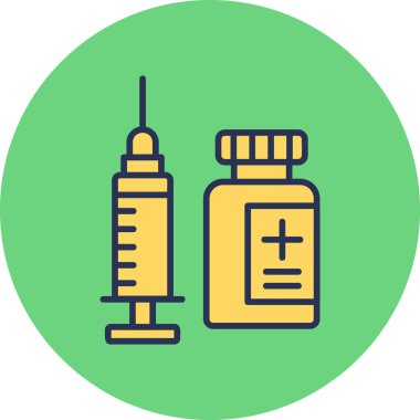 İlaç ve sağlık simgesinin vektör illüstrasyonu