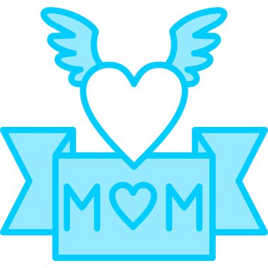 Melek. Web simgesi basit tasarım