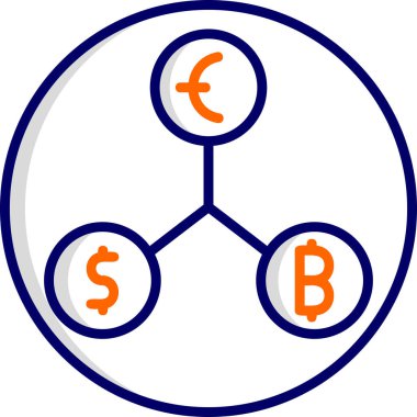 Dolar. Web simgesi basit illüstrasyon